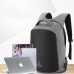 Sac d'ordinateur de port de charge USB anti-vol pour ordinateur de poche, étanche et résistant aux rayures, pour ordinateur portable de 39,6 cm