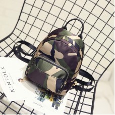 Les sacs à main en nylon camouflent le sac à dos des femmes, sac à dos décontracté pour étudiants