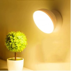 Lumière d'induction de chambre à coucher sur USB chargeant la lumière de nuit menée démontable