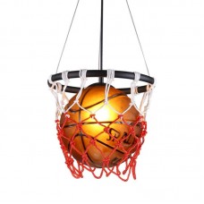 Creative Basketball Pendant E27 Support De Lampe Maison Loft Deco Plafonnier