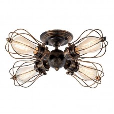 Plafonnier rétro lampe de plafond en métal antique lampe rétro pour salon chambre