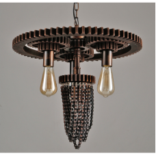 Creative Antique Gear Pendant Lights Salon Plafonnier