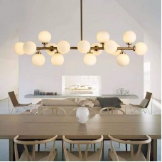 Lustre de haricots magiques Creative Globe de verre du nord de l'Europe postmoderne