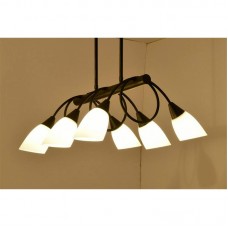 Lustre suspension moderne rétro design lampe suspendue en métal