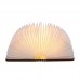 Lampe de lecture pliante, rechargeable par USB, lumière LED magnétique en bois, lumières décoratives, lampe de table, 