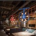 Lustre en fer à vent industriel roue décorative pour café Internet café restaurant bar clubhouse café