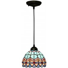 Fabakira Suspension Plafonnier éclairage Lampe Suspension Lustre Royale pour le Salon Chambre à Coucher Salle à Manger Diamètre 8 Pouces