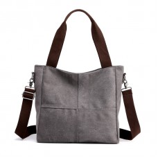 Tote Bag Sac à Bandoulière en Toile Sac à Bandoulière Pour Femmes Casual Top Handle Sac rétro Sac à Main