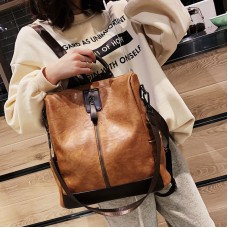 Sac à Dos Femme Cuir Anti-vol Sacs a Bandoulière Sacs D'école 